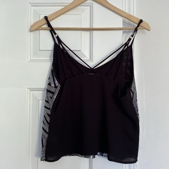 Astr the label black sequin cowl neck tank top. - Picture 13 of 13